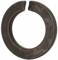 Value Collection - M33, 33.5mm ID, 55.2mm OD, 6mm Thick Split Lock Washer - Grade 8 Spring Steel, Uncoated, 33.5mm Min ID, 34.7mm Max ID, 55.2mm Min OD, 53.2mm Max OD - Americas Industrial Supply
