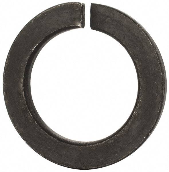 Value Collection - M48, 49mm ID, 75mm OD, 7mm Thick Split Lock Washer - Grade 8 Spring Steel, Uncoated, 49mm Min ID, 50.5mm Max ID - Americas Industrial Supply