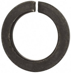 Value Collection - M48, 49mm ID, 75mm OD, 7mm Thick Split Lock Washer - Grade 8 Spring Steel, Uncoated, 49mm Min ID, 50.5mm Max ID - Americas Industrial Supply