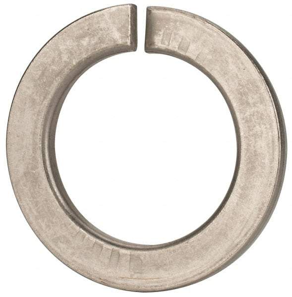 Value Collection - M39, 39.5mm ID, 61.2mm OD, 6mm Thick Split Lock Washer - 18-8 Austenitic Grade A2 Stainless Steel, Uncoated, 39.5mm Min ID, 40.7mm Max ID - Americas Industrial Supply