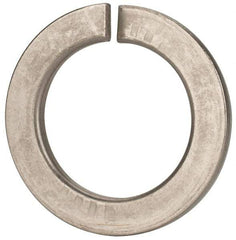 Value Collection - M39, 39.5mm ID, 61.2mm OD, 6mm Thick Split Lock Washer - 18-8 Austenitic Grade A2 Stainless Steel, Uncoated, 39.5mm Min ID, 40.7mm Max ID - Americas Industrial Supply