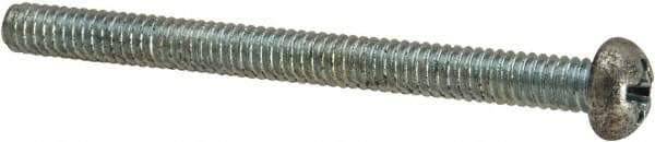 Value Collection - #5-40 UNC, 1-1/2" Length Under Head Phillips Drive Machine Screw - Round Head, Grade J82 Steel, Zinc-Plated Finish, Without Washer - Americas Industrial Supply
