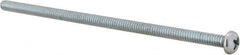 Value Collection - #10-24 UNC, 4-1/2" Length Under Head Phillips Drive Machine Screw - Round Head, Grade J82 Steel, Zinc-Plated Finish, Without Washer - Americas Industrial Supply