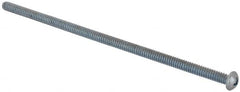 Value Collection - #10-24 UNC, 5" Length Under Head Phillips Drive Machine Screw - Round Head, Grade J82 Steel, Zinc-Plated Finish, Without Washer - Americas Industrial Supply
