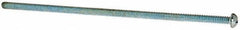 Value Collection - #10-24 UNC, 6" Length Under Head Phillips Drive Machine Screw - Round Head, Grade J82 Steel, Zinc-Plated Finish, Without Washer - Americas Industrial Supply