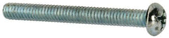 Value Collection - #12-24 UNC, 2" Length Under Head Phillips Drive Machine Screw - Round Head, Grade J82 Steel, Zinc-Plated Finish, Without Washer - Americas Industrial Supply