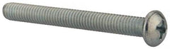 Value Collection - 5/16-18 UNC, 3" Length Under Head Phillips Drive Machine Screw - Round Head, Grade J82 Steel, Zinc-Plated Finish, Without Washer - Americas Industrial Supply