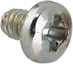 Value Collection - #2-56 UNC, 1/8" Length Under Head Phillips Drive Machine Screw - Pan Head, Grade J82 Steel, Zinc-Plated Finish, Without Washer - Americas Industrial Supply