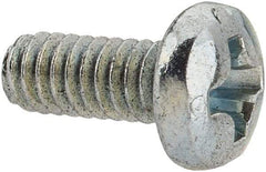 Value Collection - #5-40 UNC, 5/16" Length Under Head Phillips Drive Machine Screw - Pan Head, Grade J82 Steel, Zinc-Plated Finish, Without Washer - Americas Industrial Supply