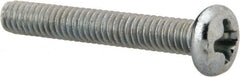 Value Collection - #5-40 UNC, 7/8" Length Under Head Phillips Drive Machine Screw - Pan Head, Grade J82 Steel, Zinc-Plated Finish, Without Washer - Americas Industrial Supply