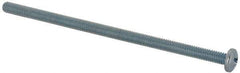Value Collection - #8-32 UNC, 3-1/2" Length Under Head Phillips Drive Machine Screw - Pan Head, Grade J82 Steel, Zinc-Plated Finish, Without Washer - Americas Industrial Supply