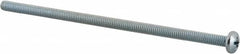 Value Collection - #8-32 UNC, 4" Length Under Head Phillips Drive Machine Screw - Pan Head, Grade J82 Steel, Zinc-Plated Finish, Without Washer - Americas Industrial Supply