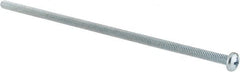 Value Collection - #8-32 UNC, 5" Length Under Head Phillips Drive Machine Screw - Pan Head, Grade J82 Steel, Zinc-Plated Finish, Without Washer - Americas Industrial Supply