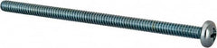 Value Collection - #10-24 UNC, 3-1/2" Length Under Head Phillips Drive Machine Screw - Pan Head, Grade J82 Steel, Zinc-Plated Finish, Without Washer - Americas Industrial Supply