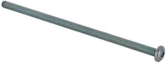 Value Collection - #10-32 UNF, 4-1/2" Length Under Head Phillips Drive Machine Screw - Pan Head, Grade J82 Steel, Zinc-Plated Finish, Without Washer - Americas Industrial Supply