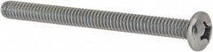Value Collection - #12-24 UNC, 2-1/2" Length Under Head Phillips Drive Machine Screw - Pan Head, Grade J82 Steel, Zinc-Plated Finish, Without Washer - Americas Industrial Supply