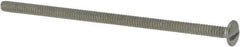 Value Collection - #6-32 UNC, 3" Length Under Head Slotted Drive Machine Screw - Truss Head, Grade J82 Steel, Zinc-Plated Finish, Without Washer - Americas Industrial Supply