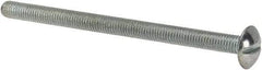 Value Collection - #10-32 UNF, 3" Length Under Head Slotted Drive Machine Screw - Truss Head, Grade J82 Steel, Zinc-Plated Finish, Without Washer - Americas Industrial Supply