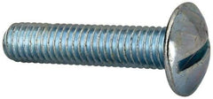 Value Collection - 3/8-16 UNC, 1-3/4" Length Under Head Slotted Drive Machine Screw - Truss Head, Grade J82 Steel, Zinc-Plated Finish, Without Washer - Americas Industrial Supply