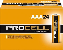 Duracell - Size AAA, Alkaline, Standard Battery - 1.5 Volts - Americas Industrial Supply