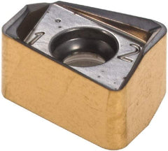 Iscar - H490 ANKX120516 PNTR Grade IC830 Carbide Milling Insert - TiAlN/TiN Finish, 0.339" Thick, 1.6mm Corner Radius - Americas Industrial Supply