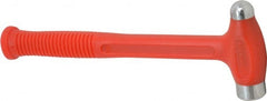 Paramount - 16 oz Head 1-15/64" Face Diam Polyurethane Ball Pein Dead Blow Hammer - Americas Industrial Supply