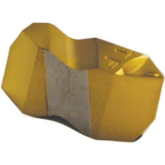 Tool-Flo - FLT3 FCB Grade GP50, Internal/External 60° V Threading Insert - 8 to 36 TPI Ext Pitch, 7 to 20 TPI Int Pitch, Left Hand Insert, TiN Finish, Carbide - Americas Industrial Supply
