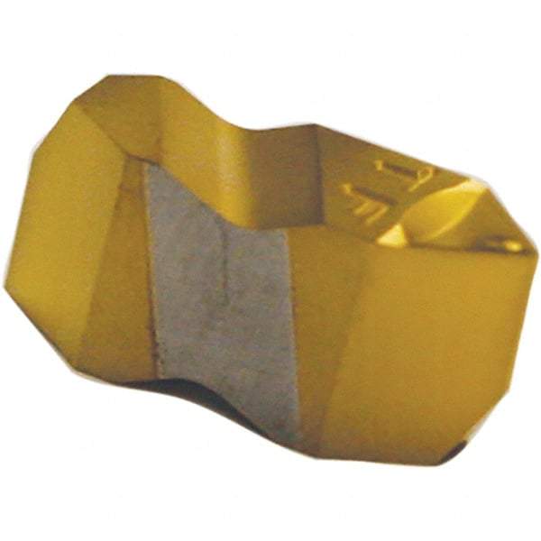 Tool-Flo - FLT3 CB Grade GP22, Internal/External 60° V Threading Insert - 8 to 20 TPI Ext Pitch, 8 to 12 TPI Int Pitch, Left Hand Insert, TiN Finish, Carbide - Americas Industrial Supply