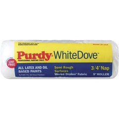 Purdy - 3/4" Nap, 9" Wide Paint General Purpose Roller Cover - Semi-Rough Texture, Dralon - Americas Industrial Supply