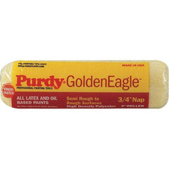 Purdy - 3/4" Nap, 9" Wide Paint General Purpose Roller Cover - Semi-Rough Texture, Synthetic Knit - Americas Industrial Supply