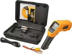 Fluke - -40 to 800°C (-40 to 1472°F) Infrared Thermometer - 50:1 Distance to Spot Ratio - Americas Industrial Supply