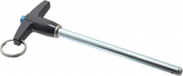 Gibraltar - 1/4" Diam, 3-1/2" Usable Length, T Handle, Quick Release Pin - Grade 4130 Steel, Zinc-Plated Finish - Americas Industrial Supply