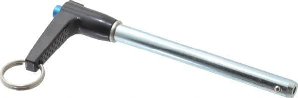 Gibraltar - 5/16" Diam, 3" Usable Length, L Handle, Quick Release Pin - Grade 4130 Steel, Zinc-Plated Finish - Americas Industrial Supply