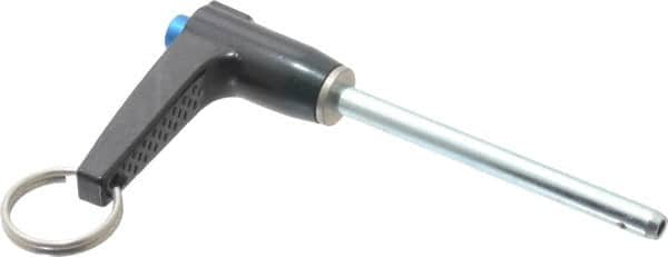 Gibraltar - 3/16" Diam, 2" Usable Length, L Handle, Quick Release Pin - Grade 4130 Steel, Zinc-Plated Finish - Americas Industrial Supply