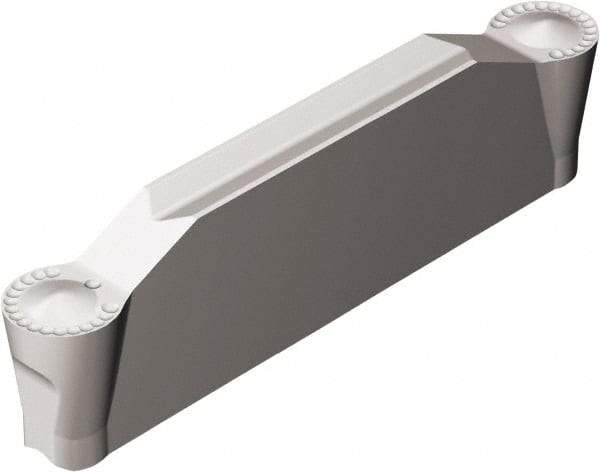 Sandvik Coromant - G2N123x2 RM 4mm Cutting Width Cermet Grooving Insert - 18.1mm Max Depth of Cut, Neutral, 2mm Corner Radius, Uncoated - Americas Industrial Supply