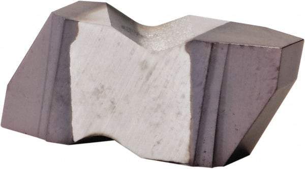 Kennametal - NAS3 Grade KCU25, Internal/External Stub Acme Threading Insert - 8 TPI Int Pitch, Right Hand Insert, AlTiN Finish, Carbide - Americas Industrial Supply