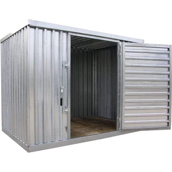 Vestil - 6' Long x 9" Wide, Storage Building - 4 Walls - Americas Industrial Supply