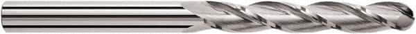 SGS - 14mm Diam, 75mm LOC, 3 Flute Solid Carbide Ball End Mill - AlTiN Finish, Single End, 150mm OAL, 14mm Shank Diam, Spiral Flute - Americas Industrial Supply