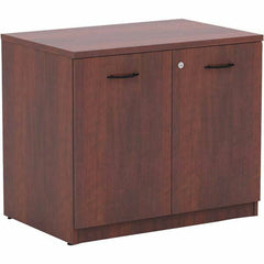 ALERA - 1 Shelf Sliding Door Storage Cabinet - Americas Industrial Supply