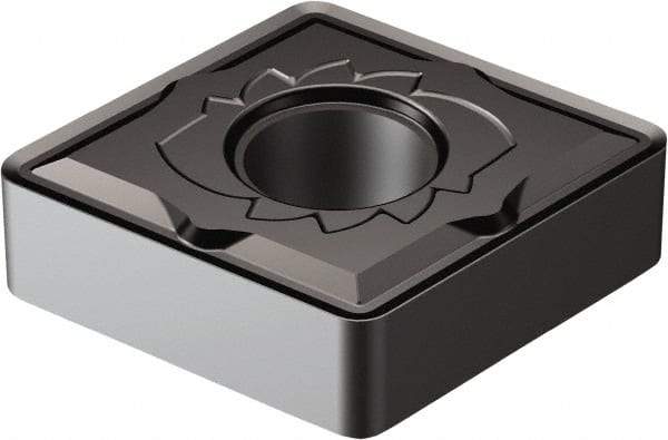 Sandvik Coromant - CNMG642 SM Grade 1105 Carbide Turning Insert - TiAlN2 Finish, 80° Diamond, 3/4" Inscr Circle, 1/4" Thick, 1/32" Corner Radius - Americas Industrial Supply