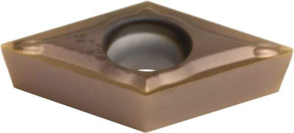 Sumitomo - DCMT21.52 ESU Grade AC520U Carbide Turning Insert - TiAlN/AlCrN Finish, 55° Diamond, 1/4" Inscr Circle, 3/32" Thick, 1/32" Corner Radius - Americas Industrial Supply