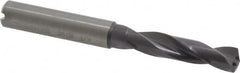 Guhring - 8.8mm 140° Spiral Flute Solid Carbide Screw Machine Drill Bit - FIREX Finish, Right Hand Cut, 47mm Flute Length, 89mm OAL, SU Point, Straight Shank, Through Coolant - Americas Industrial Supply