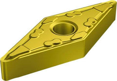 Sandvik Coromant - VNMG332 MF Grade S05F Carbide Turning Insert - TiCN/AI2O3/TiN Finish, 35° Diamond, 3/8" Inscr Circle, 3/16" Thick, 1/32" Corner Radius - Americas Industrial Supply