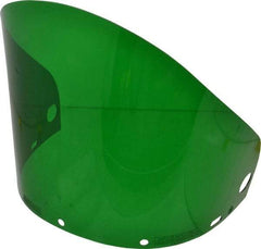 North - Scratch Resistant Green Propionate Welding Window - 9-3/4" High x 19" Wide x 0.06" Thick, Shade 3 - Americas Industrial Supply