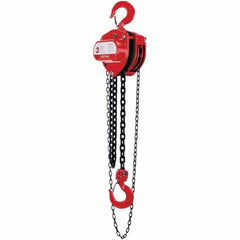Coffing - 10,000 Lb Capacity, 10' Lift Height, Chain Manual Hoist - Americas Industrial Supply