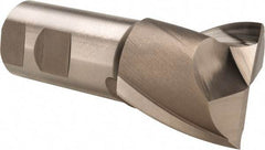 Hertel - 1-3/4", 1-5/8" LOC, 1-1/4" Shank Diam, 4-1/8" OAL, 2 Flute, High Speed Steel Square End Mill - Single End, Uncoated, Spiral Flute, 30° Helix, Centercutting, Right Hand Cut, Right Hand Flute - Americas Industrial Supply