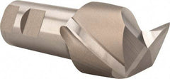 Hertel - 2", 1-5/8" LOC, 1-1/4" Shank Diam, 4-1/8" OAL, 2 Flute, High Speed Steel Square End Mill - Single End, Uncoated, Spiral Flute, 30° Helix, Centercutting, Right Hand Cut, Right Hand Flute - Americas Industrial Supply