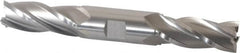 Hertel - 13/16", 1-7/8" LOC, 7/8" Shank Diam, 6-1/8" OAL, 4 Flute, High Speed Steel Square End Mill - Double End, Uncoated, Spiral Flute, 30° Helix, Right Hand Cut, Right Hand Flute - Americas Industrial Supply