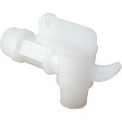Vestil - 3/4" NPT Polyethylene Adjustable Drum Faucet - 4" Long Extension - Americas Industrial Supply