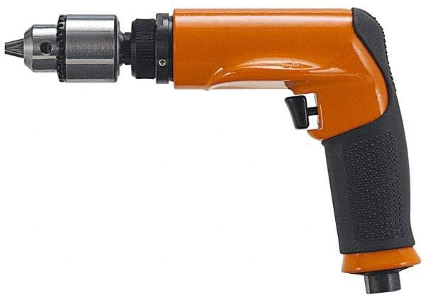 Dotco - 1/2" Keyed Chuck - Pistol Grip Handle, 500 RPM, 0.9 hp, 90 psi - Americas Industrial Supply